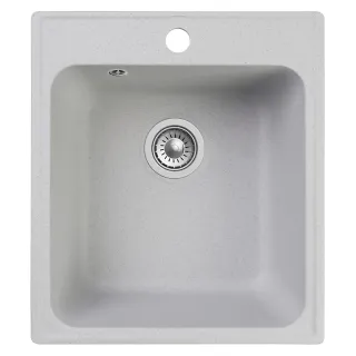 Мойка кухонная Reflexion Quadra 43-GR RF0243GR серый